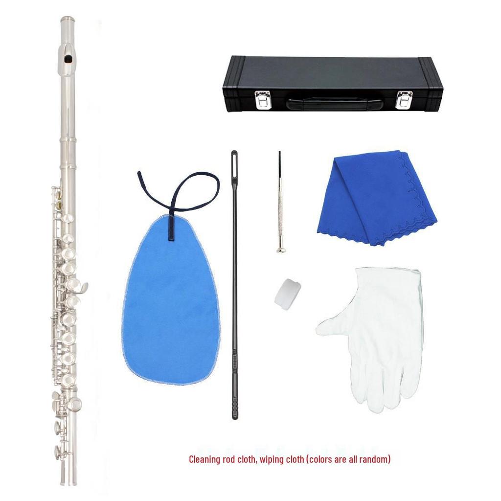 LADE 16-Hole C Key Colored Flute for Children, Students, & Adults - Professional Western Musical Instrument.