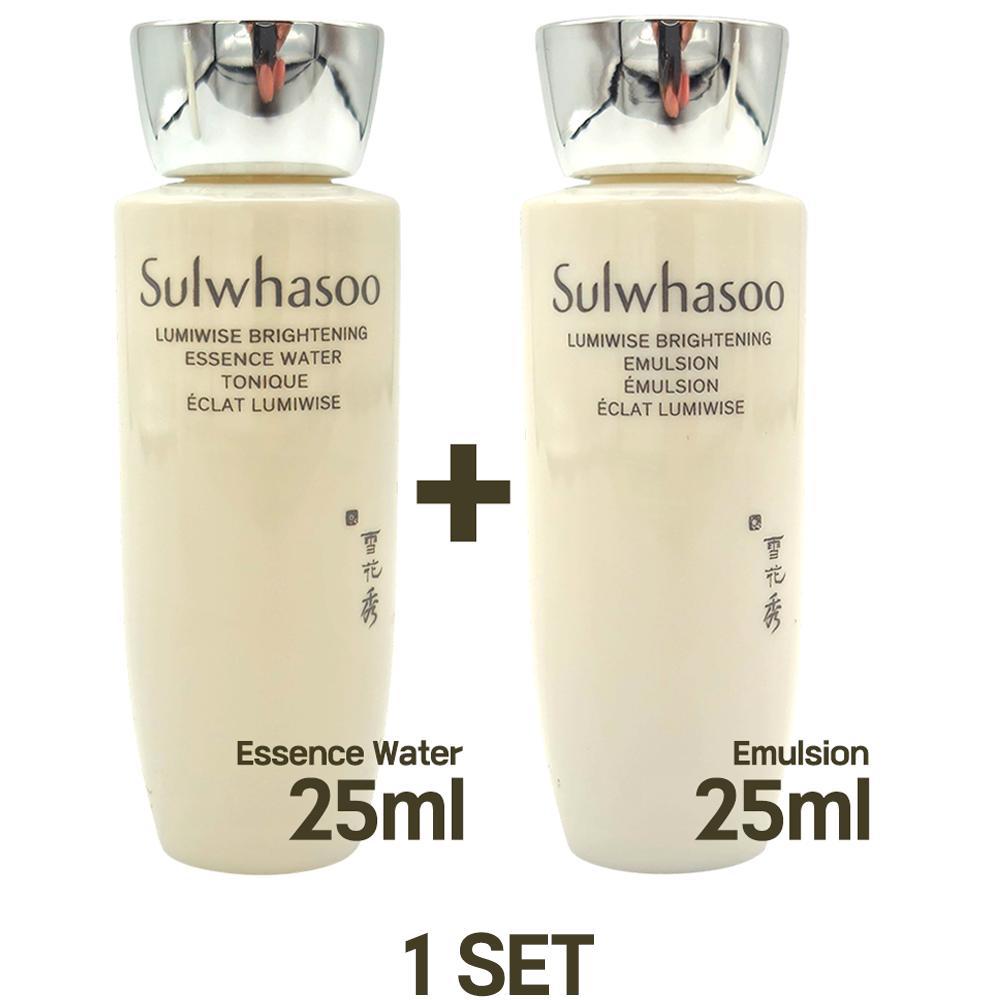 [SULWHASOO] Lumiwise Brightening Essence Water 25ml + Emulsion 25ml 1 SET (25ml+25ml)