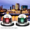 12V8 LED Waterproof Yacht Light Stainless Steel Marine LED Navigation Light Red & Green Signal Lichter Navy Guide
