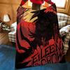 Movie T-The C-Crow Throw Flannel Cozy Print Blanket, Portable, Durable Machine Washable Cute Cool