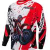 Herren Langarm Schnelltrocknendes Radtrikot Mountainbike Offroad Fahren Winter
