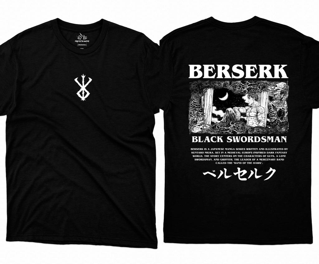 Oversized Y2k Top Classic Japanese Anime Berserk Graphic T-shirt Men Women Tee Casual Comfort Cotton Loose Female Male Clothing