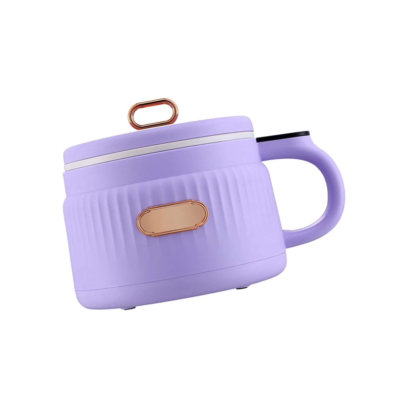 

Small Rice Cooker 1.6L Noodle Cooker Keep Warm Portable Electric Pot Nonstick for 1-2 People Camping Cooking Soup Oatmeal Green