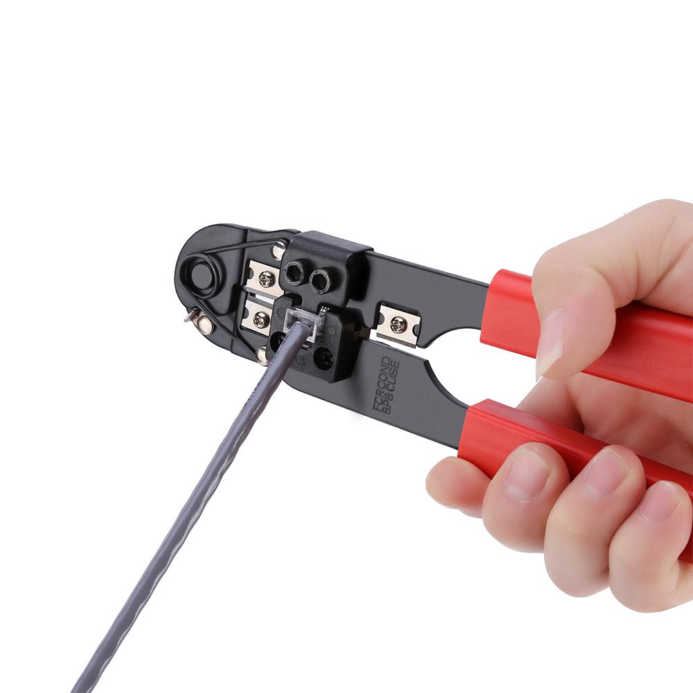 Modular Crimping Cutting Striping Networking Wire Tool Kit for 8P8C rj45