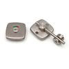Bathroom Partition Door Buckle Stainless Steel Extended Lever