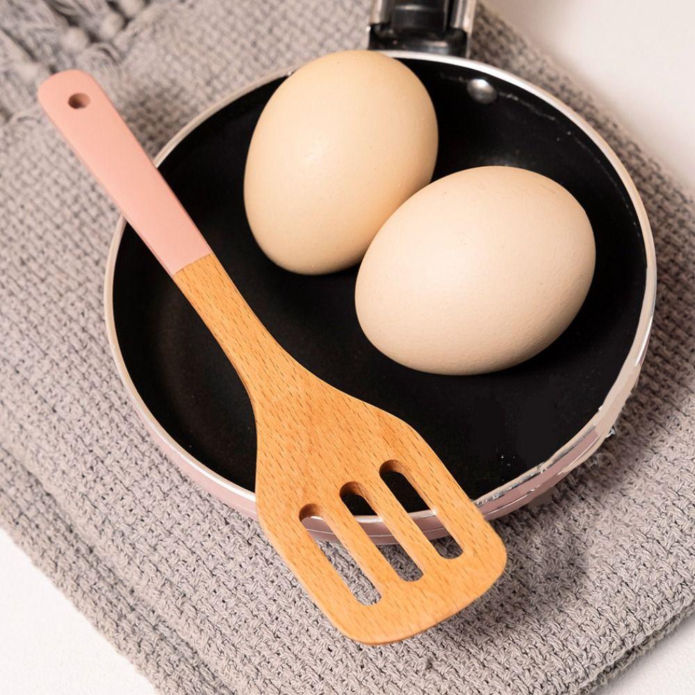 Cooking Spatula Mini Wooden Spatula Solid Wood Children Kitchenware Gift Wooden Spoon  Kid