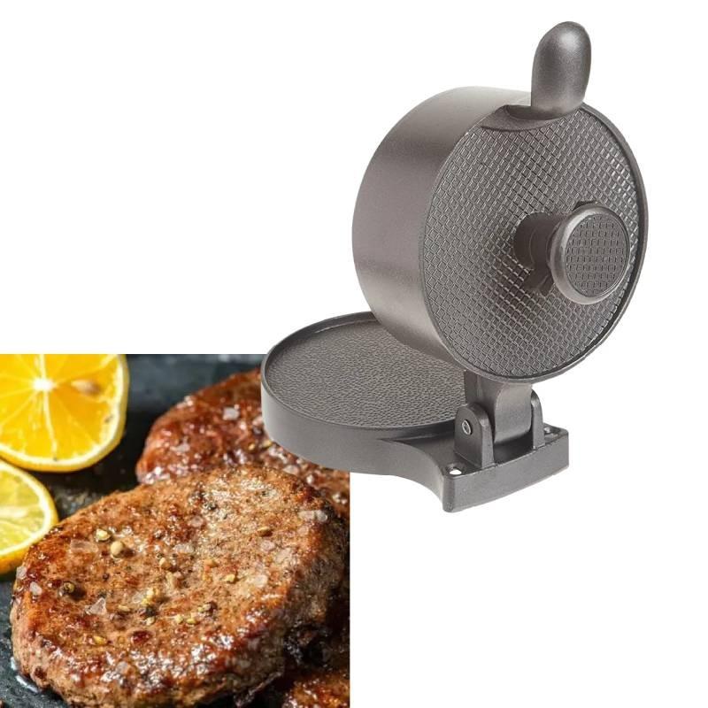 Універсальний ручний прес для бургерів Малий алюмінієвий сплав Регульований інструмент для формування м'яса Для вишуканих котлет