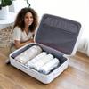 Portable Hand-Rolled Vacuum Compression Bag for Clothes and Quilts - Airtight and Pump-Free