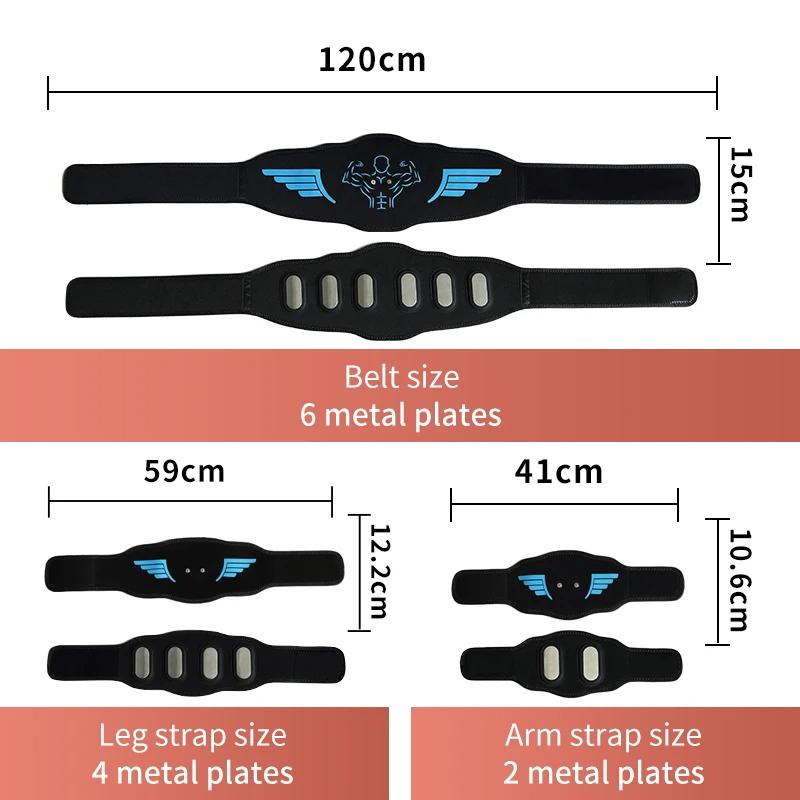 Electric Vibration Slimming Rechargeable EMS Waist Arm Tight Weight Loss Fiess Exercise Abdominal Abs Toning Belt Body Slimming