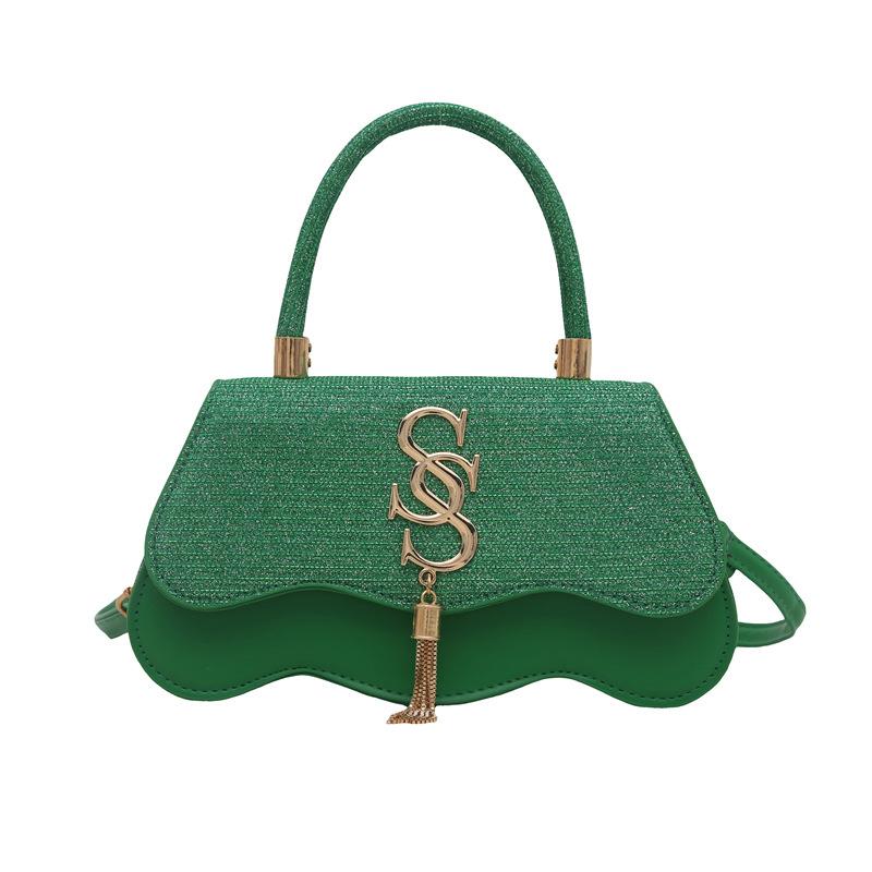 Trend Retro Small Bag Women's 2025 Spring New Fashion Casual Popular Messenger Bag Texture Portable Small Square Bag