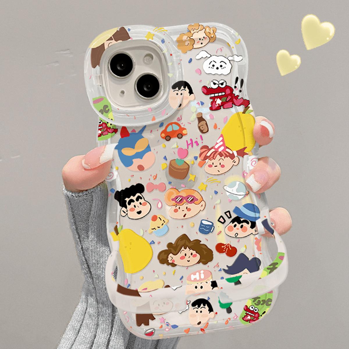 Чехол-подставка 2-в-1 для Apple Soft IPhone, мультяшный, новый, милый For iPhone 11