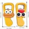2Pcs/Set Portable Wine Bottle Opener Cartoon Canning Lids Opening Tool Bottle Opener  Restaurants