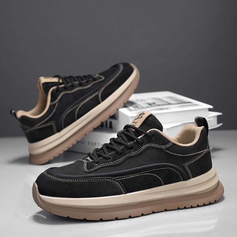 2025 four-season durable outdoor sports shoes, men's breathable dad shoes, platform-soled Forrest Gump shoes, versatile casual shoes