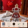 Sterling Silver Imitation Brocade Refrigerator Magnet DIY Kit for Dragon Boat Festival Parent-Child Handmade Activity & Cultural Team Building.