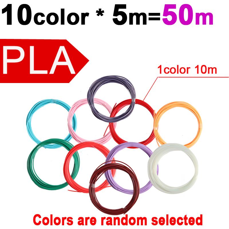 Colored PLA Filament for 3D Pen Printing 32 Colors 25M 30M 36M 50M 100M 200M Safe Plastic Refill for 3D Children's Printing Pen