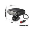 Electric Car Warm Fan 360 Degree Adjustable Windshield Demister Portable Car Heater  Car Tools