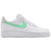 Nike Air Force 1 07 Białe Zielony Blask Damskie Trampki Jasny Kość 315115-164