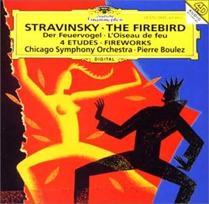 

CD BOULEZ (PIERRE), STRAVINSKY; CHICAG - Stravinsky: The Firebird (Complete UCCG3445 Japan ObiClassical Used