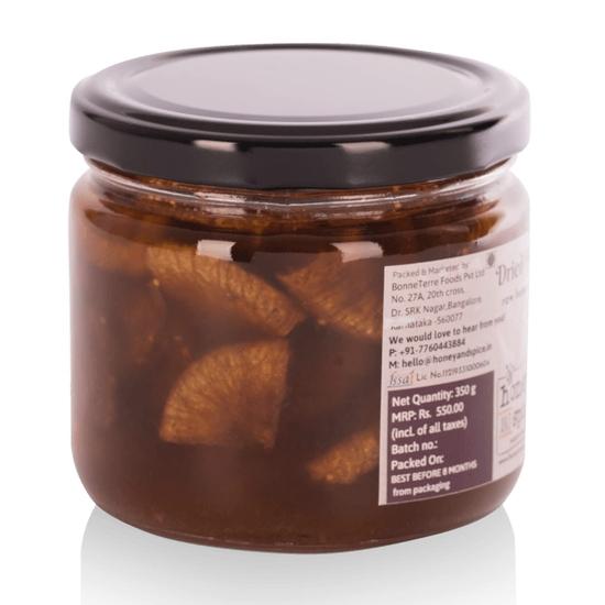 Honig und Gewürze Getrocknete Feigen in Rohhonig zur Mehrzweckverwendung 350 g