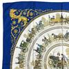 Hermes A Walk To Longchamps (LA PROMENADE DE LONGCHAMPS) Scarf Navy Blue Women Calle 90 Used
