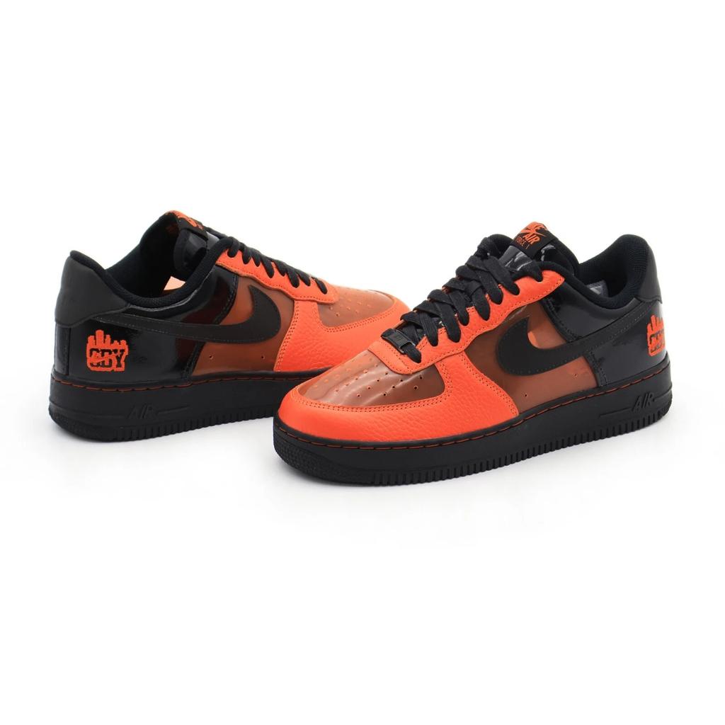 CT1251-006 Nike Air Force 1 Low Shibuya Halloween Orange Black Skeleton (Men's)