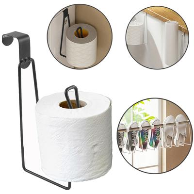 1/2Pcs Toilet Roll Paper Holder Organizer Wall Mount Storage Stand Kitchen Bathroom Towel Dispenser Multi Purpose Household Rack