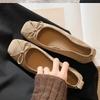Pesstwei Leopard Print Butterfly-kont Square Toe Women Pumps Elegant Low Heels Sandals Fashion Daily Dress Shoes