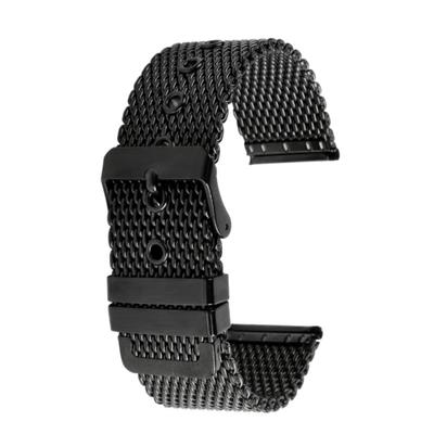 Curea de ceas clasică din oțel inoxidabil 20mm 22mm Curea de ceas neagră pentru Armani Black Warrior AX7105 AR1970 pentru ceas Huawei Gt2/3