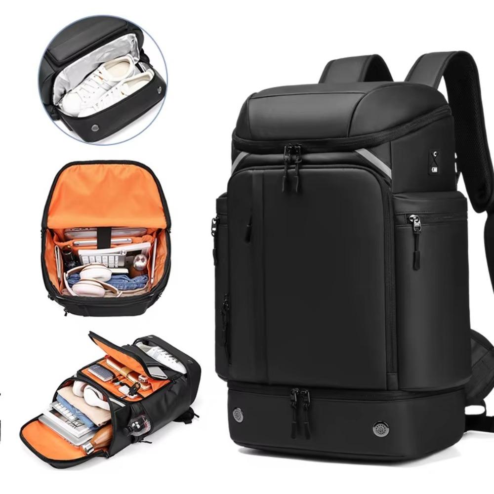 Hoge Kwaliteit 45L Reizen Rugzak USB Opladen Waterdicht Laptop Rugzak met Schoenenzak Grote Capaciteit Trekking Rugzak