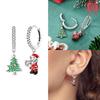 Earrings 925 Silver Sunflower Doughnut Strawberry Flower Cherry Earrings Jewelry Women Anniversary Gift