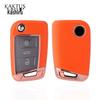 Leather Key Shell Set for Lavida, Sagitar, T-Roc, Tayron, Touran, T-Cross, Polo - Men's & Women's with Buckle