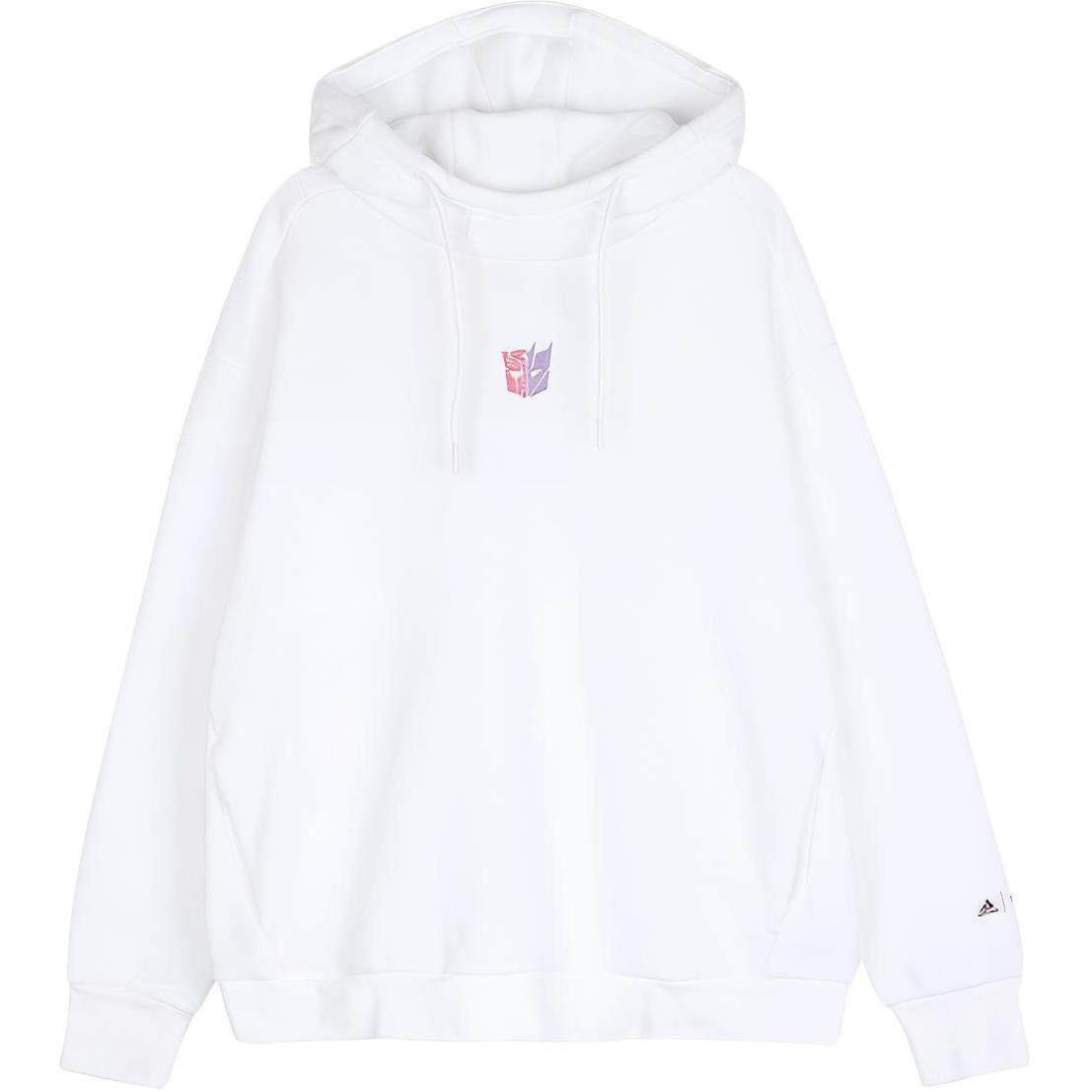 (WMNS) adidas x Transformers Crossover Solid Color Hoodie White Women s HM7461 S