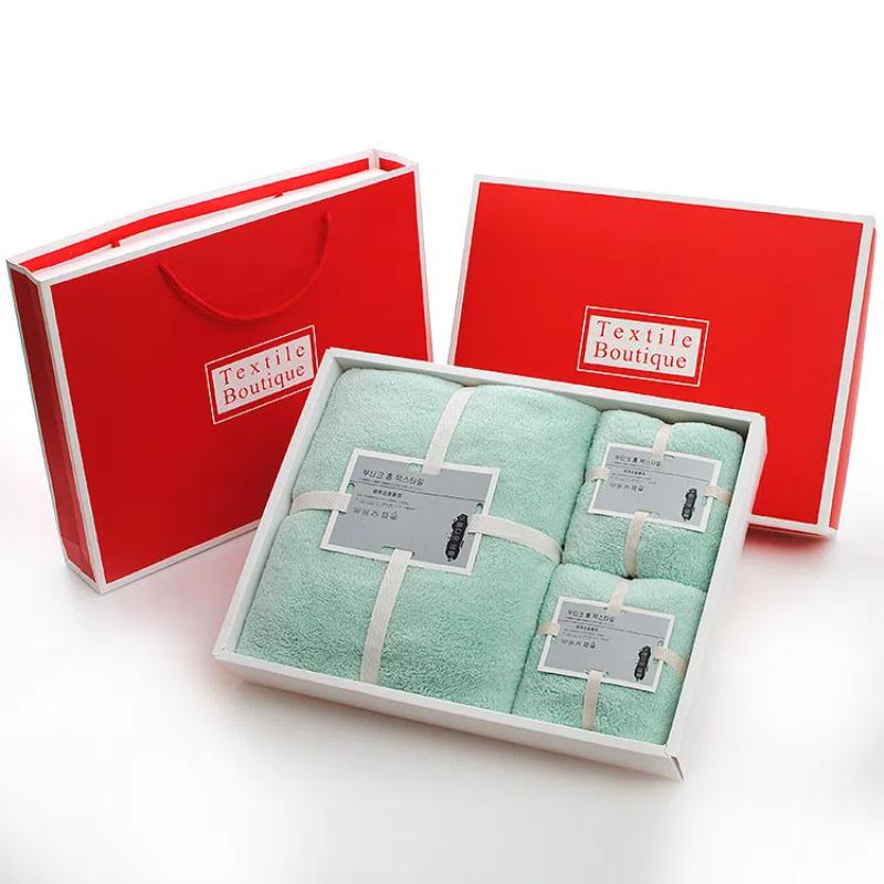 Towel and Bath Towel Gift Set for Opening, Store Celebration, Event Gifts, Wedding Customers, High End Cotton Towels