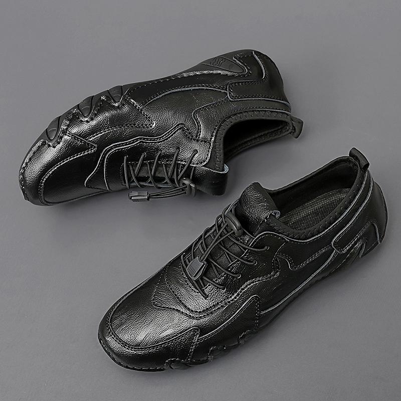 Mode Retro-Stil Sport Herren Trainer Rutschfeste Lässige Lederschuhe Mode Outdoor-Sneaker Reise Tenis Masculino Trekkingschuhe