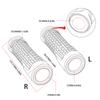 For Kawasaki Ninja 300 400 ZX6R ZX9R ZX12R Z900 Z800 Z750 Z250 ER6N ER6F Z 750 250 800 ER 6N 6F Motorcycle Handle Grips Aluminum