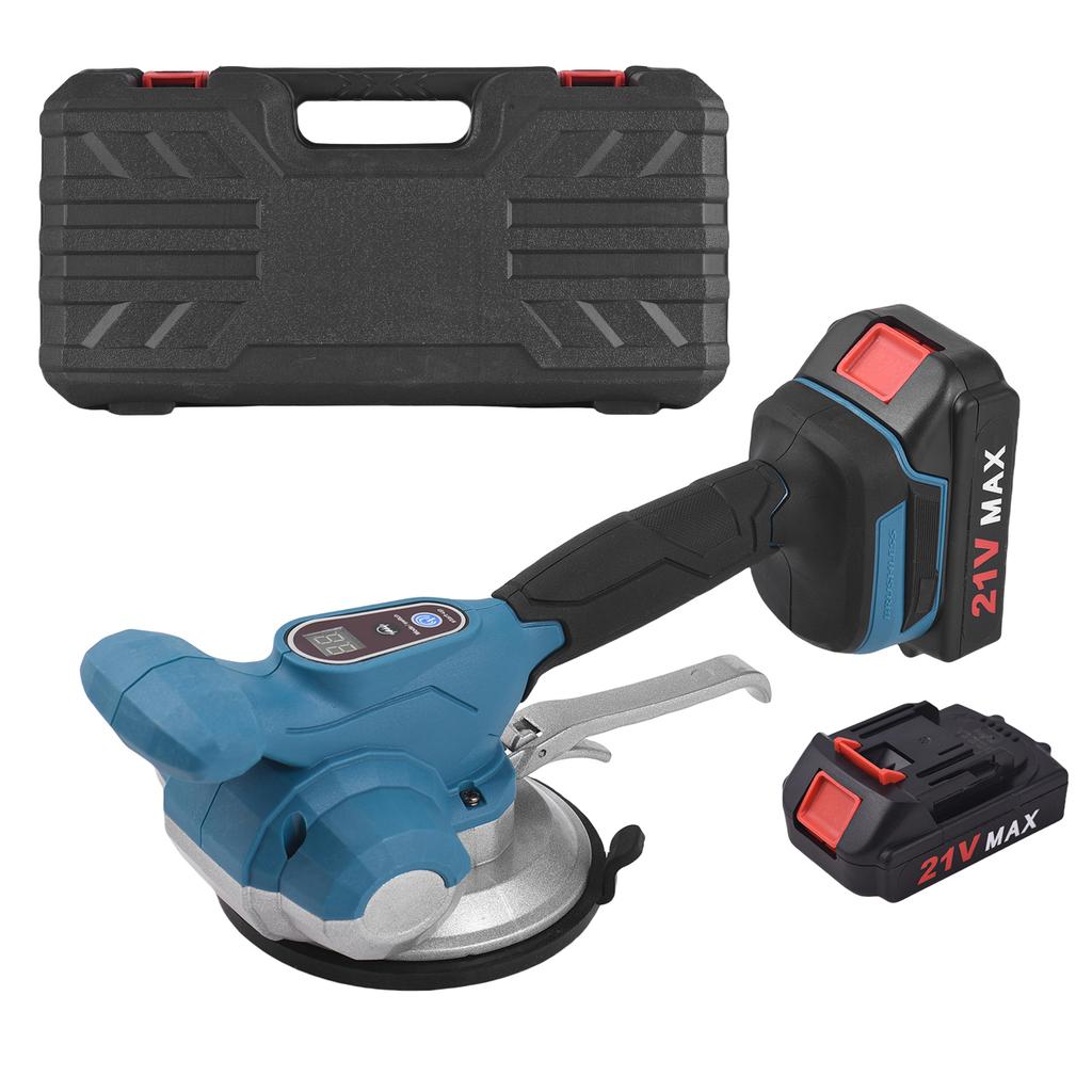 Tile Vibration Levelling Machine 21V Battery Tiling Tool with 6 Speed High Loading Capacity Wall Floor Tiles Laying Vibrating Tool Enla