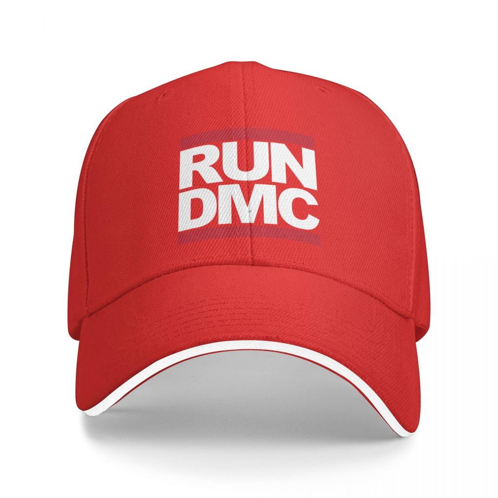 Run DMC Logo Cap Unisex Hip-Hop Hat Sun Hats Racing Cap Adjustable Snapback Caps Baseball Caps Summer