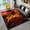 Tappeto Tappetino Retro Slayer Heavy Metal Rcck Band Segno per Camera da Letto Soggiorno Divano Zerbino Decorazioni per la Casa, Tappeto per Area Giochi Bambini Antiscivolo