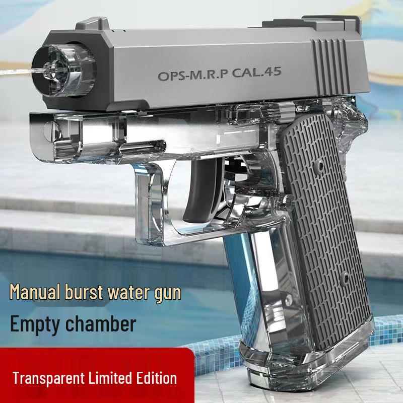Large-Size Manual Press Water Gun Toy for Kids - New Summer Style