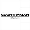 For Mini Cooper S JCW R56 R53 R60 F56 Countryman Clubman Paceman Logo Car Rear Body Tailgate Fender Door Adhesive Badge Sticker 69sd