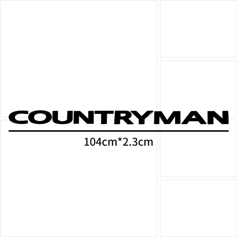 For Mini Cooper S JCW R56 R53 R60 F56 Countryman Clubman Paceman Logo Car Rear Body Tailgate Fender Door Adhesive Badge Sticker 69sd