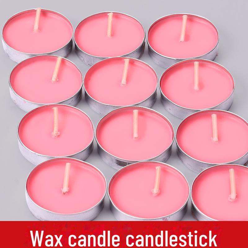 Smokeless Tea Candle with Lacquer Seal for Romantic and Relaxing Moments
