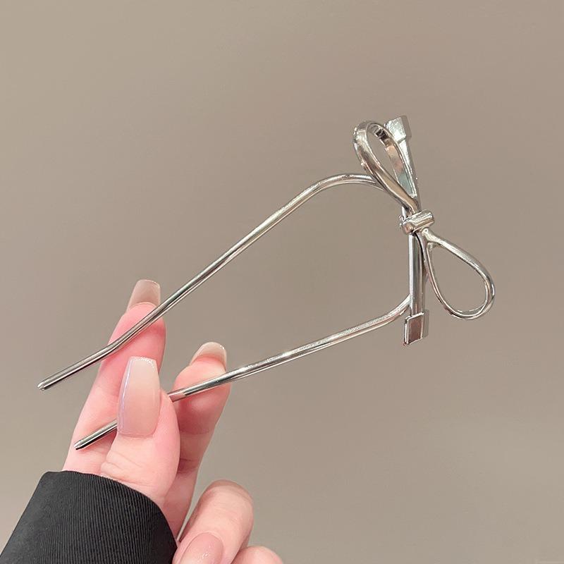 

Minimalist Metal Style Bow Hairpin With High-end Hairstyle Embellishment Workplace Styling Art Exhibition Temperament Item