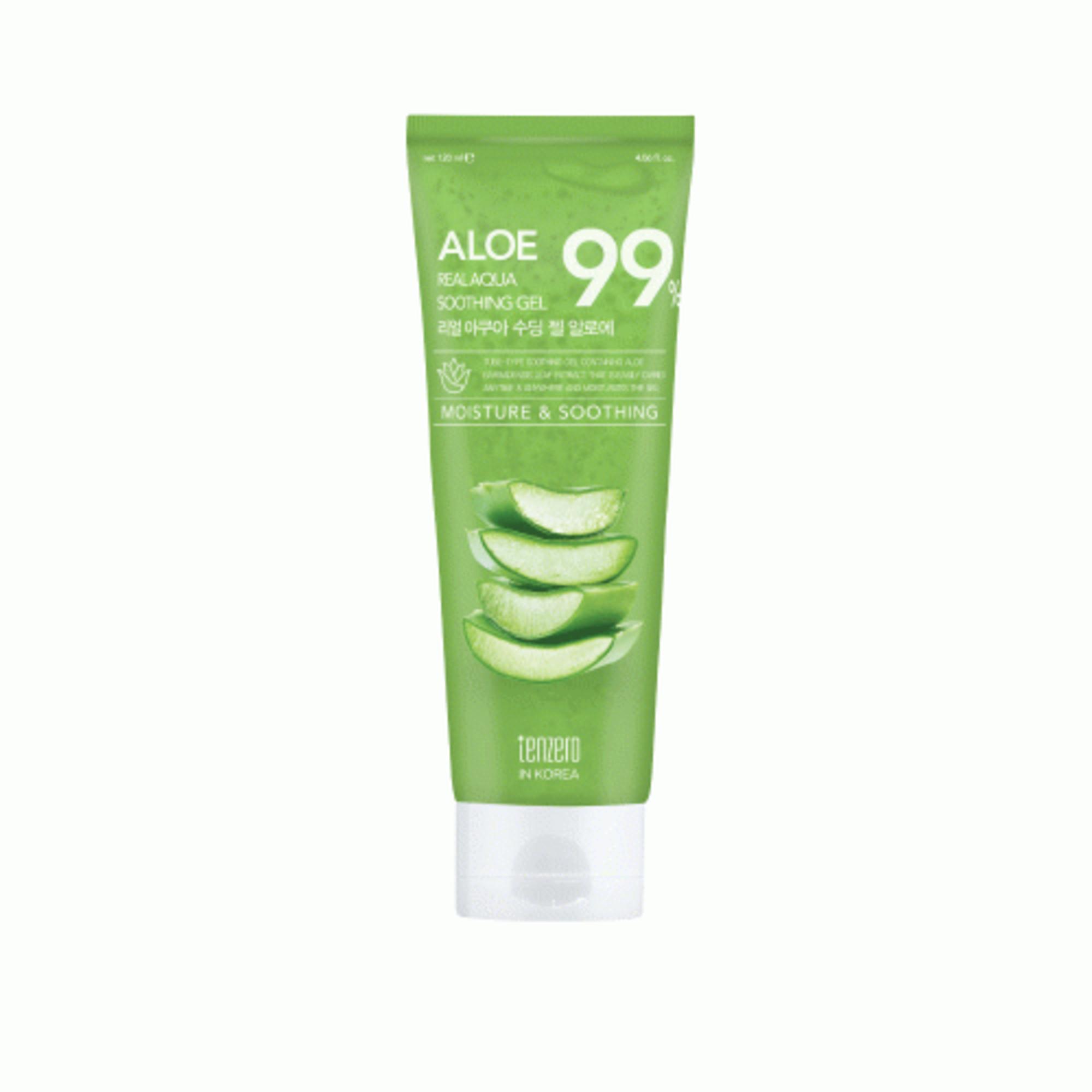 TENZERO Real Aqua Soothing Gel Aloe Calming Hydration 120ml
