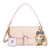 Strawberry Bear Casual Simple Versatile Fashion Commuter Trendy Elegant High-Quality Sweet Girl Three-Piece Bag Women Handbag Pink BMK-72898
