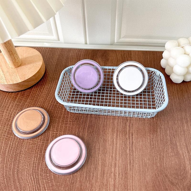 Small Wind, Fresh And Simple Magnetic Suction Solid Color Mobile Phone Airbag Bracket, Retractable And Removable Portable Desktop Bracket
