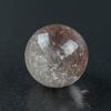 Eigado Rutilated Quartz Red Rutilated Good Work Power Amulet Sphere, 25mm, 21.7g, Quartz, Fortune, Luck, Stone,