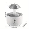 Rotating Umbrella Droplet Humidifier,Home Use with Large Fog, Desktop, Colorful Lighting,Aromatherapy Machine,Remote Control,No Aromatherapy Included