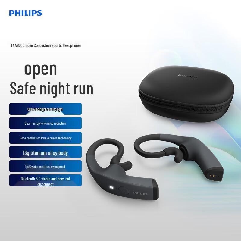 

Philips TAA8606 Bone Conduction Bluetooth Sports Headset
