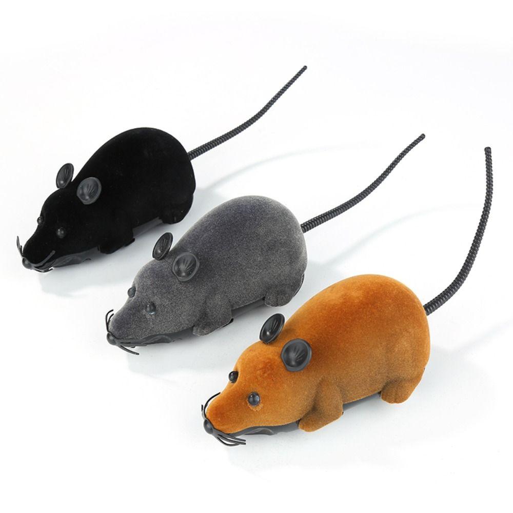 Wireless Simulation Mouse Interactive Rat Scratch Cat Toy Mouse Pet Supplies Pet Training Toy